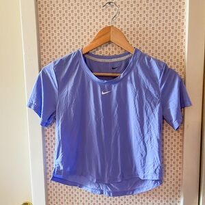 Nike Dri Fit Women's Purple Crop Top